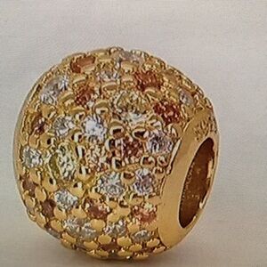 Pandora Gold and Silver Charm Bracelet